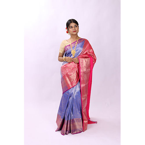 KAALI IN KOLKATA 001 - MULMUL COTTON SAREE – nakshthelabel