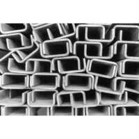 Mild Steel Channel - 100 X 50 Mm | Polished Silver Finish, Excellent Load-bearing Capabilities