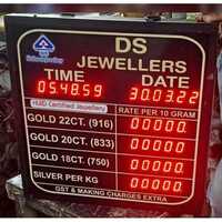 Gold Rate Led Display Board - Application: Commercial