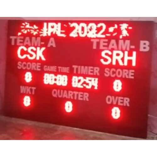 Cricket Led Scoreboard Size: 5Feet * 4Feet