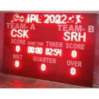 Cricket Led Scoreboard - Size: 5feet * 4feet