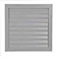 Silver/grey Louvre Window Shutters