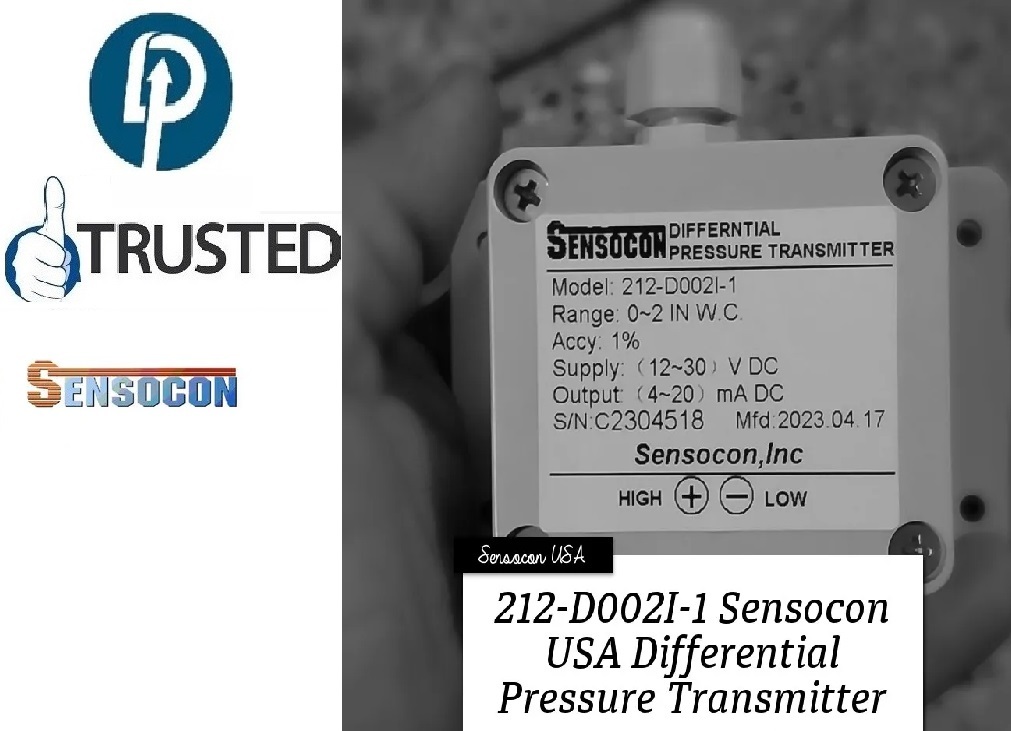 212-D002I-1 Sensocon USA Differential Pressure Transmitter by Matewa