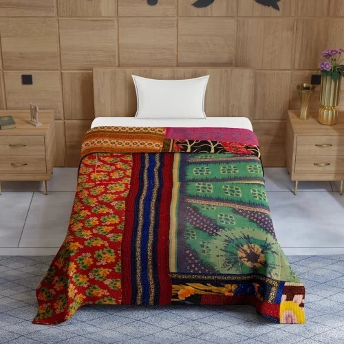 Vintage Kantha Handmade Quilts