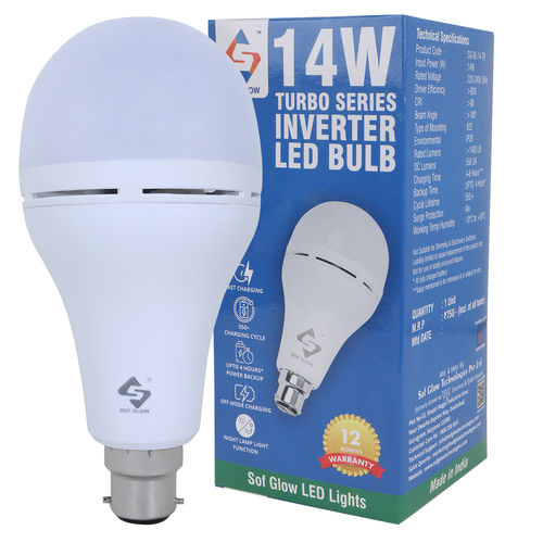 14W LED BULB INV-TRB-ON/OFF-2.2K-B22-CW