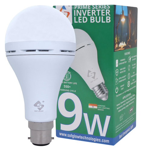 9W LED BULB INV-PRIMES2-A70-2K-B22-CW