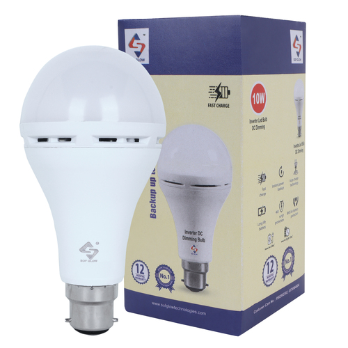 10W LED BULB INV-DCDIM-A70-2K-B22-CW