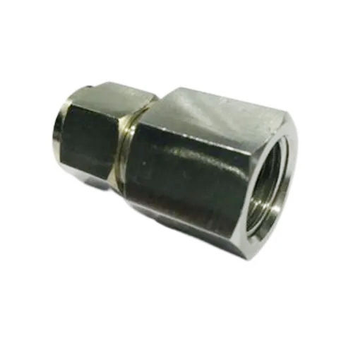 Silver Stainless Steel Male Connector