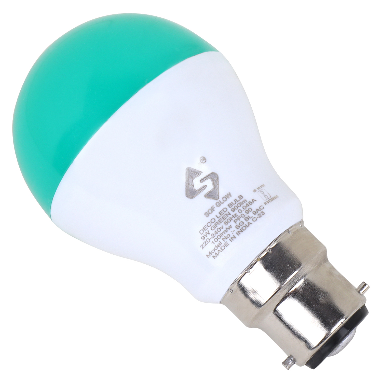 9W LED A-55-HB-B22-CW