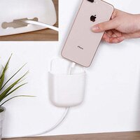 WALL MOUNTED STORAGE CASE WITH MOBILE PHONE CHARGING HOLDER