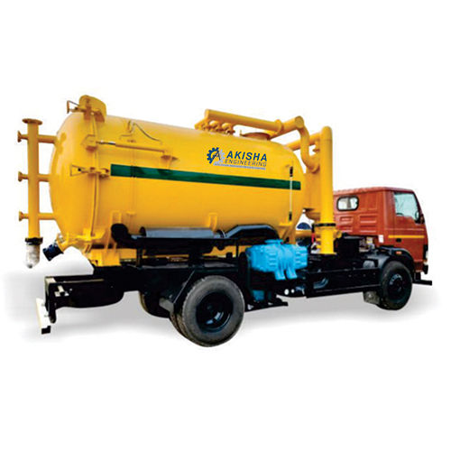 Yellow-Orange Dump Tank De-Silting Machine