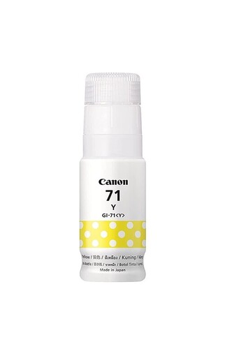 Canon  71 Yellow Ink Bottle 70ml