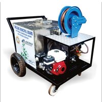 High Pressure Water Sprayer - Metal Construction, 1800 Psi Power, Portable White Design, Industrial & Commercial Applications