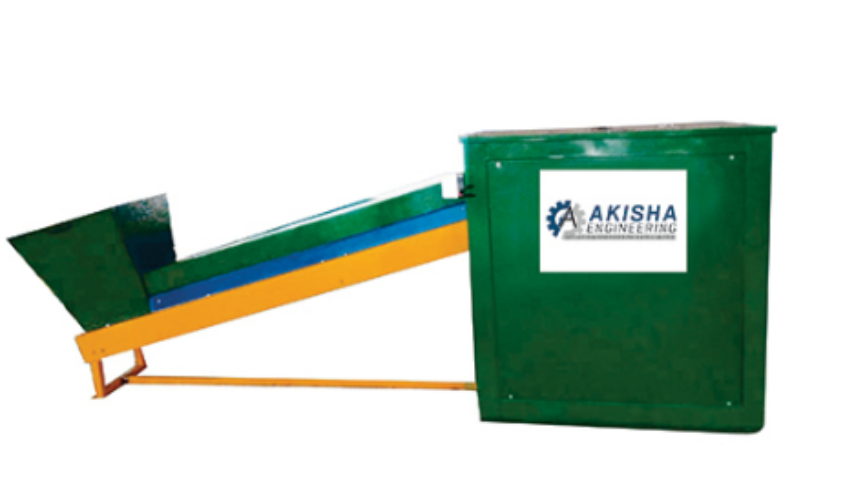 Industrial Shredder Machine - Robust Steel Blades, Portable Green Design | High Functionality for Waste Reduction, Document Destruction, and Material Size Reduction