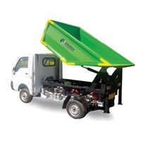 Steel 1.8 Cum Garbage Tipper With Tip Cart