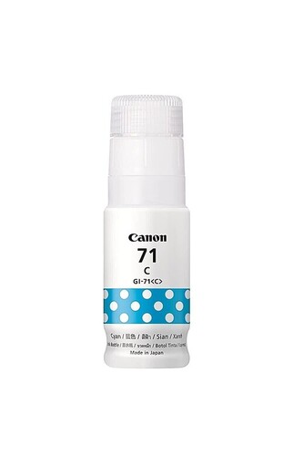 Canon  71 Cyan Ink Bottle 70ml