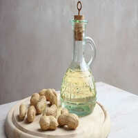1 Ltr Cold Pressed Peanut Oil - Organic, 1 Litre Plastic Bottle | High Purity, Cold Pressed For Cooking At Home And Hotels