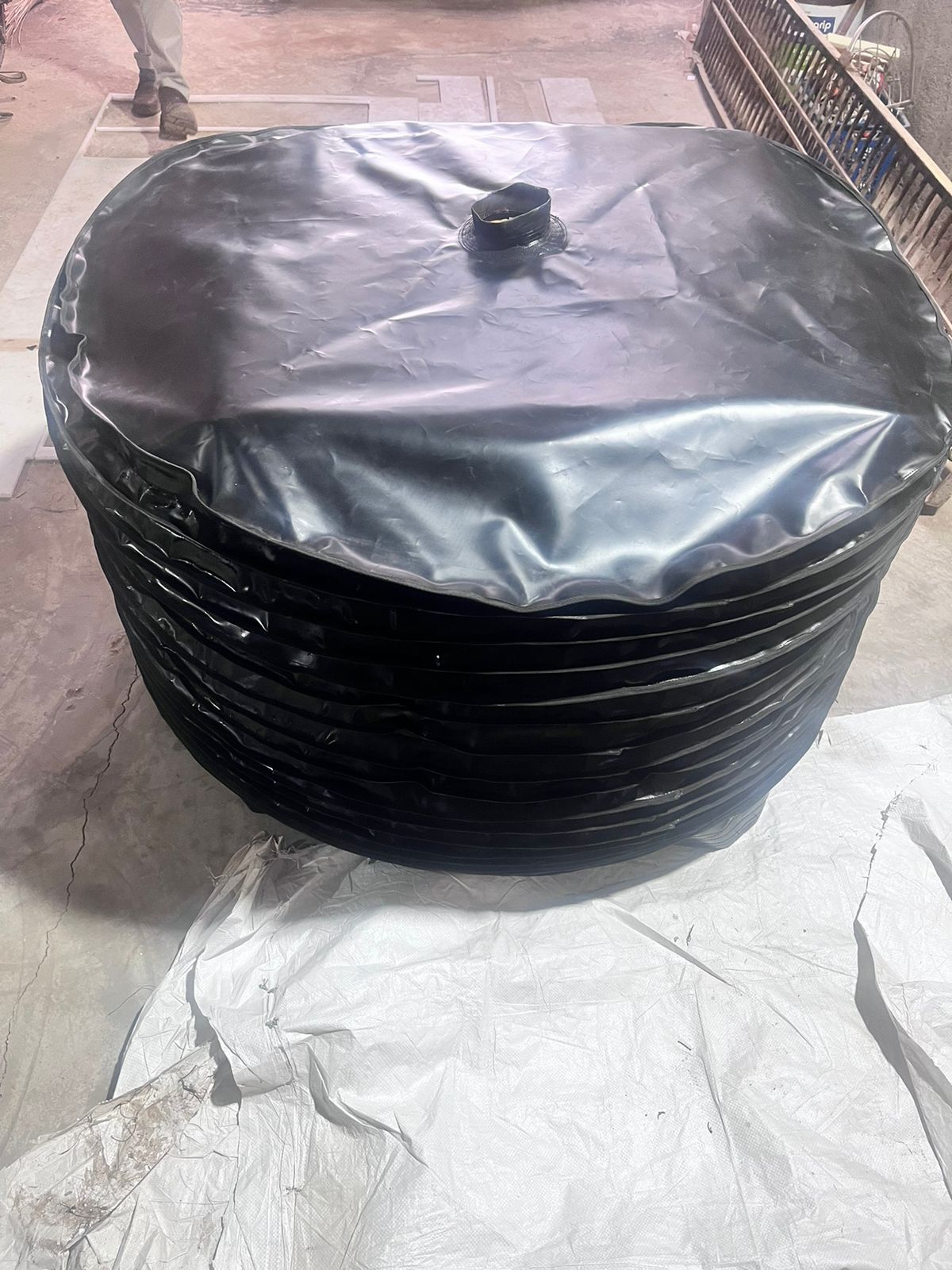 Round Bin Bellow Cover