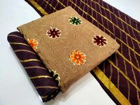 Nemi Wax Leriyu Gold With Work Vol-7 -Dress Material