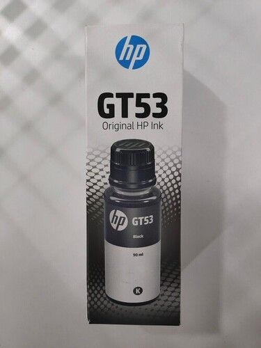 HP GT53 90ml Black Original Ink Bottle