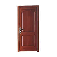 Solid Moulded Pvc Doors - Solid Pvc Material, Custom Size, Brown Color, Finished Surface, Sliding Open Style, Normal Design