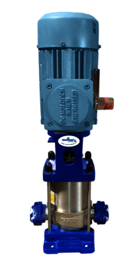 Vertical multistage inline pump