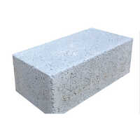 Solid Concrete Blocks - Cement Porous Brick, Manual Method, Grey Color