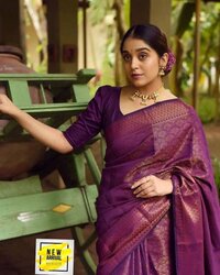 soft lichi silk saree new collection