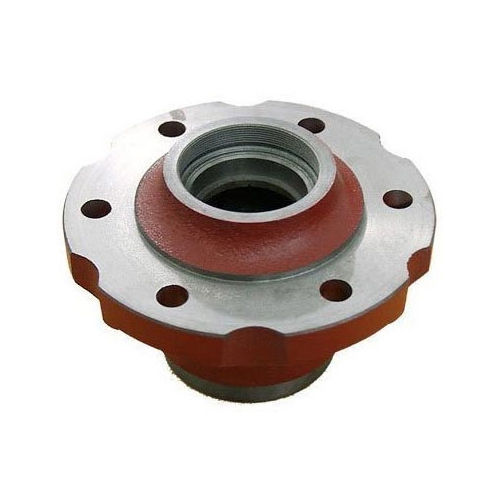 Polished Tractor Wheel Hub