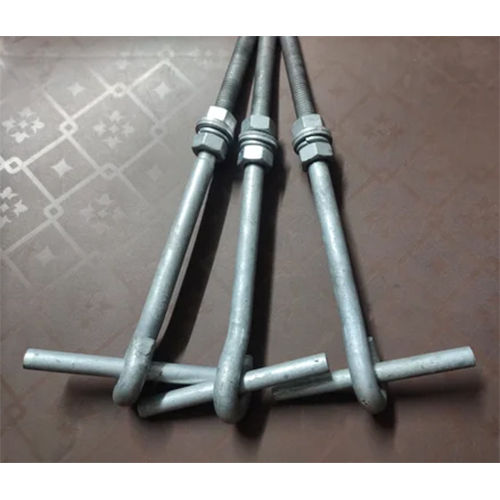 Silver Hot Dip Galvanized Foundation Bolt