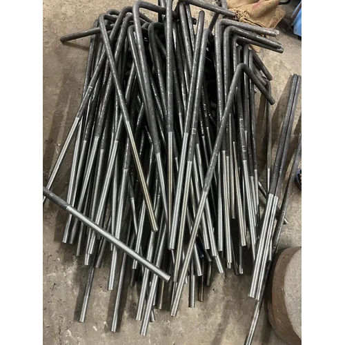 Black 10.9 Grade L Type Foundation Bolts