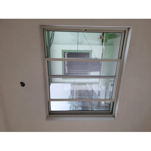 Off White Aluminium Sliding Window