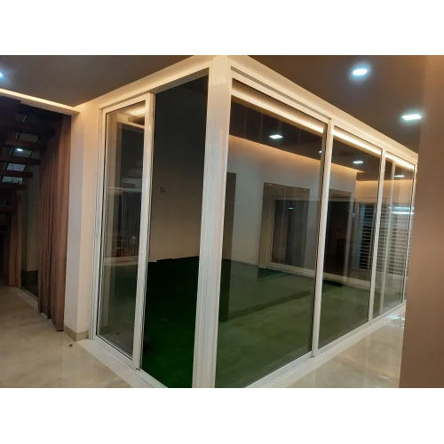 Transparent Domal Aluminum Sliding Window