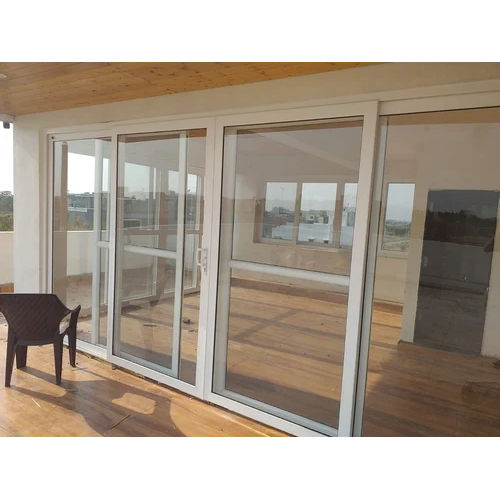 White Upvc 3 Track Sliding Window