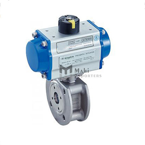 1433 Wafer Ball Valve With Pneumatic Actuator (Single Or Double Acting)