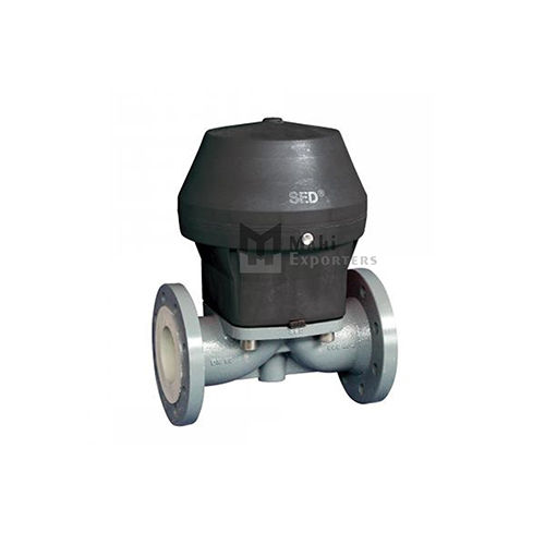 1454 Pneumatic Diaphragm Valve With Flanges