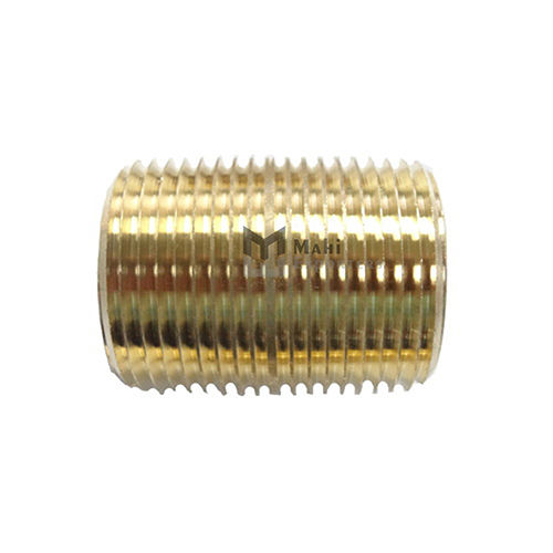 8035 Close Nipple (Yellow Brass)