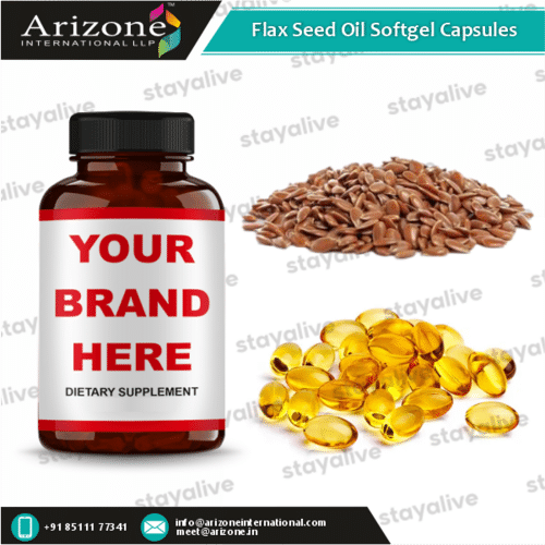 Flax Seed Oil Softgel Capsules