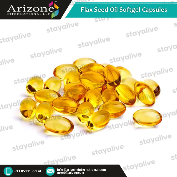 Flax Seed Oil Softgel Capsules