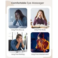 ELECTRIC EYE MASSAGER DARK CIRCLES DRY EYES EYE BAG EYE RELIEF VIBRATION MAGNET THERAPY EYE CARE MASSAGE DEVICE WITH ADJUSTABLE ELASTIC BAND FOR IMPROVING SLEEP