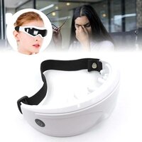 ELECTRIC EYE MASSAGER DARK CIRCLES DRY EYES EYE BAG EYE RELIEF VIBRATION MAGNET THERAPY EYE CARE MASSAGE DEVICE WITH ADJUSTABLE ELASTIC BAND FOR IMPROVING SLEEP