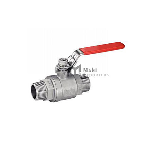 1406 2 Pieces Ball Valve With Reduced Bore - Male - Male Bsp