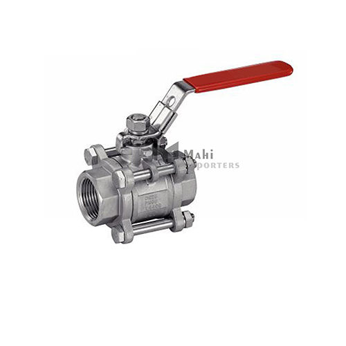 1408 3 Pieces Ball Valve With Full Bore - Female - Female