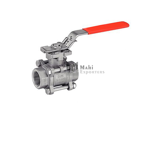 1411 3 टुकड़ाs Valve With Iso Mounting Pad - Full Bore - Female - Female