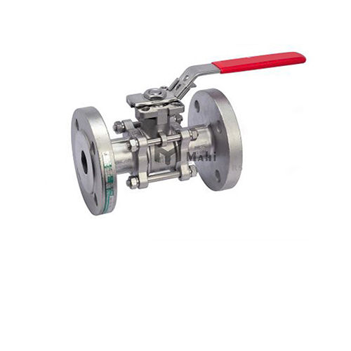 1418 3 Pieces Ball Valve With Flanges - Full Bore