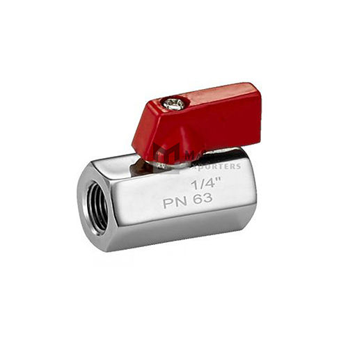 1401 Mini Ball Valve With Reduced Bore - Female - Female Bsp