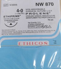 Ethicon - Prolene(Polypropylene) (Nw870)