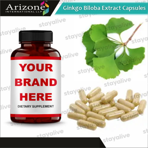 Ginkgo Biloba Extract Capsules - Age Group: For Adults