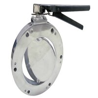 Sanitary Butterfly Valve - Color: Gray