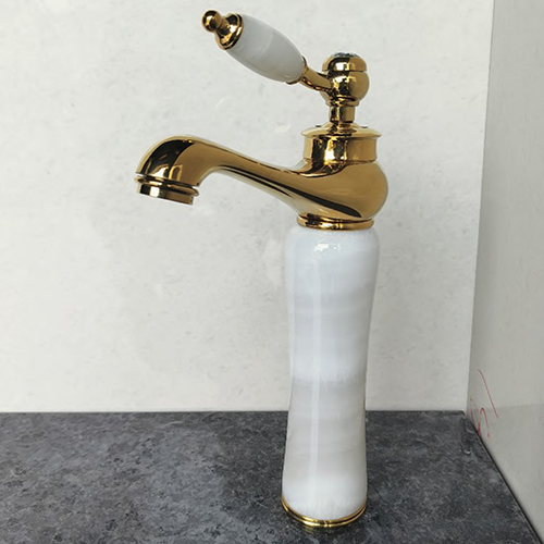 White/Gold Ggc-1075 White Function Mixer Faucets